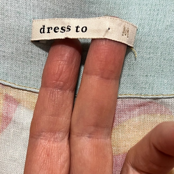 DRESS TO V-Neck Floral Linen Blend Maxi Dress - Picture 10 of 13